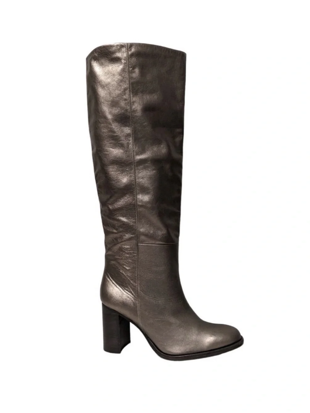 FREE PEOPLE Grayson Knee High Bronze Leather Boots NWOT